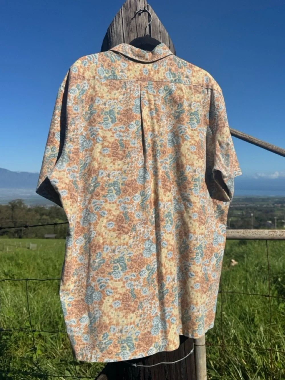 Vintage Reyn Spooner Pullover Floral Aloha Vacation Reverse print Shirt Xl